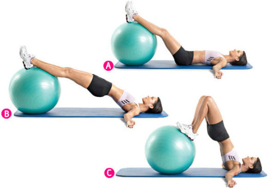 Stability Ball Exercises To Burn Fat & Strengthen Muscles! - Veledora ...